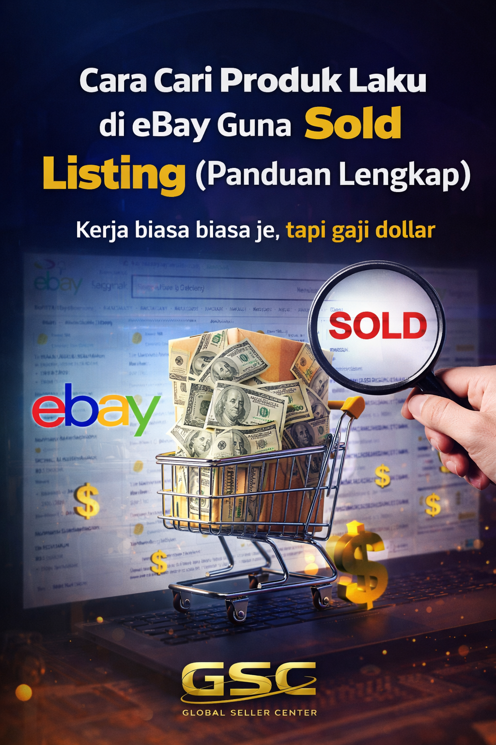 Cara Cari Produk Laku di eBay Guna Sold Listing (Panduan Lengkap)
