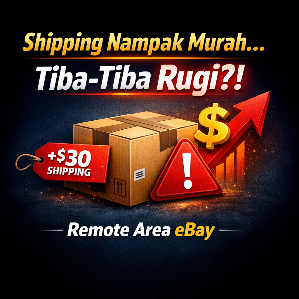 Remote Area eBay : Shipping Murah… Tapi Rugi? Ini Puncanya