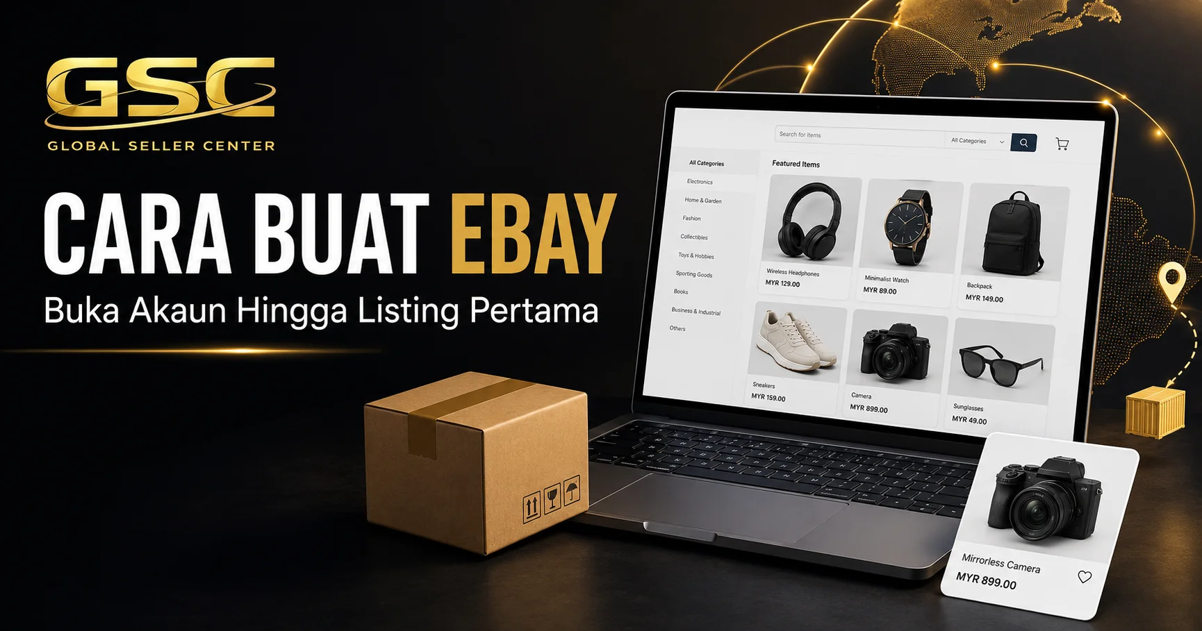 Cara Buat eBay untuk Beginner Malaysia