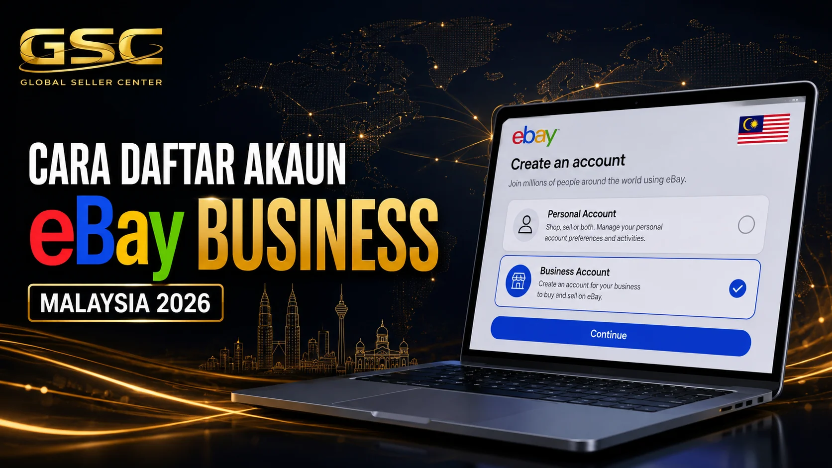 Cara Daftar Akaun eBay Business Malaysia 2026